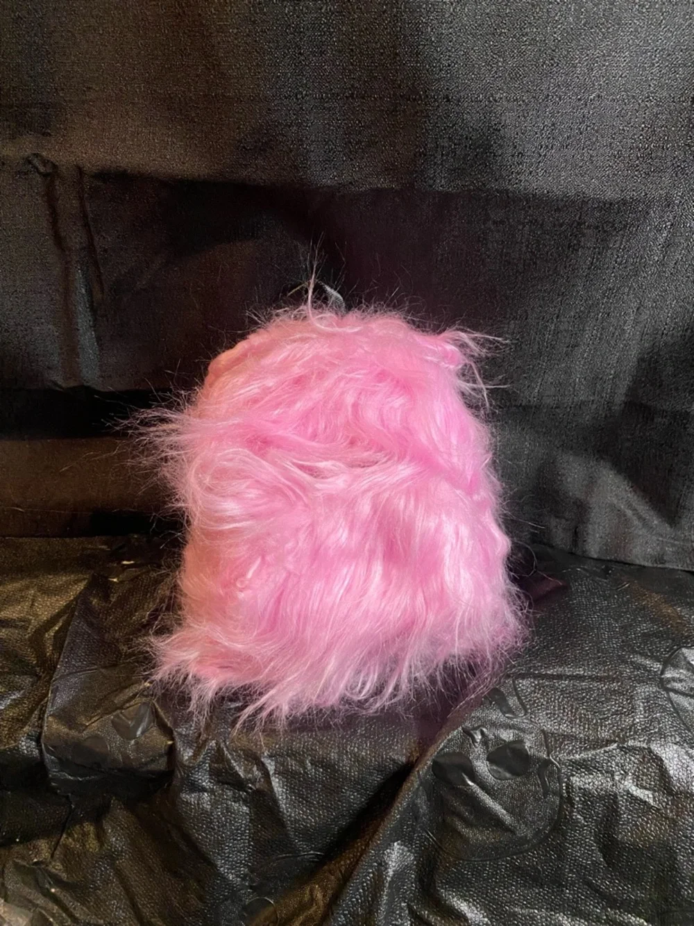 Sugar Thrillz Pink Fuzzy Kids Backpack - Picture 2 of 6